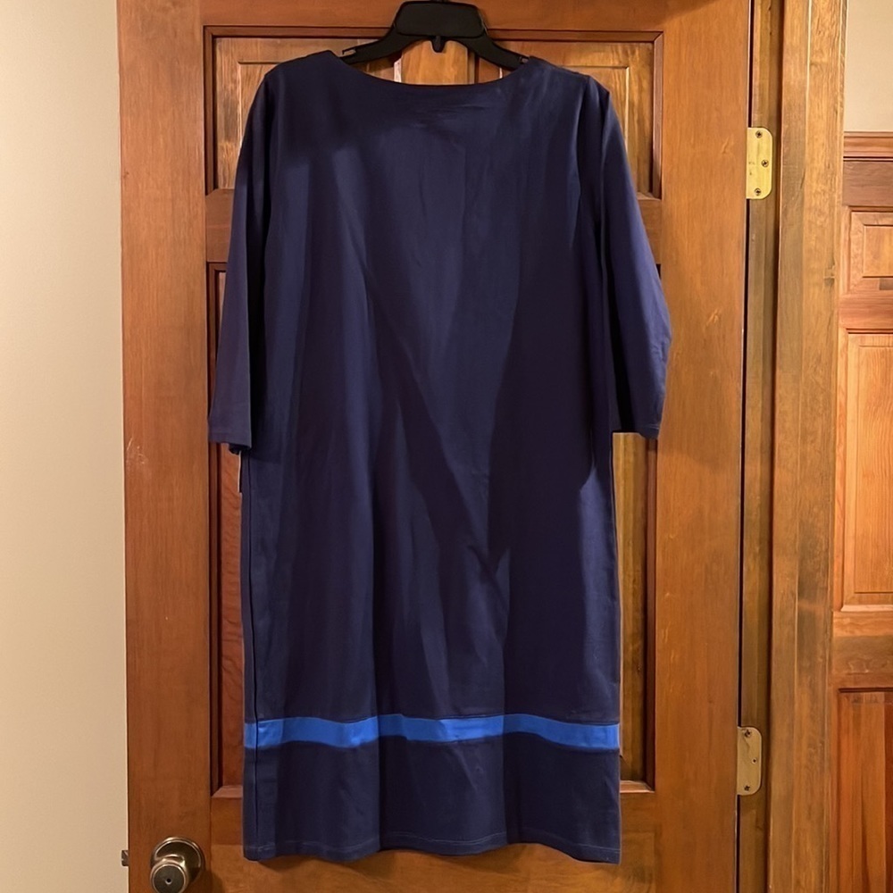 NWT Izod Navy and Blue Dress Size Small - Picture 3 of 4